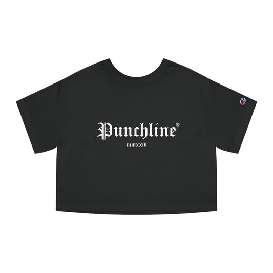 Punchline Clothing Champion Women's Heritage Cropped T-Shirt